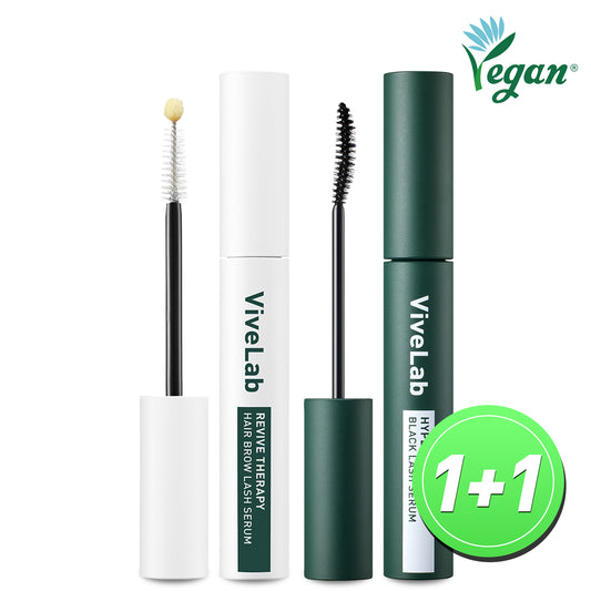 ViveLab All Day Lash Care Set – Hyper Curling Black Day Serum + Revive Therapy Night Serum