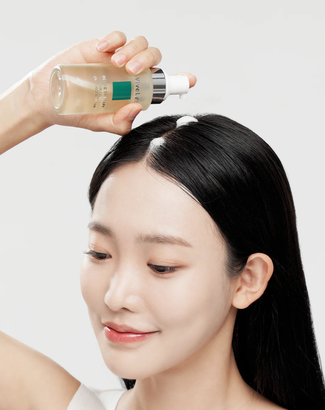 Vivelab 2-Step Care Set – Scalp Strengthening Ampoule & Hair Enhancing Foam | Boosts Growth, Nourishes Roots & Strengthens Hair & Brows for a Fuller, Healthier Look - ViveLab