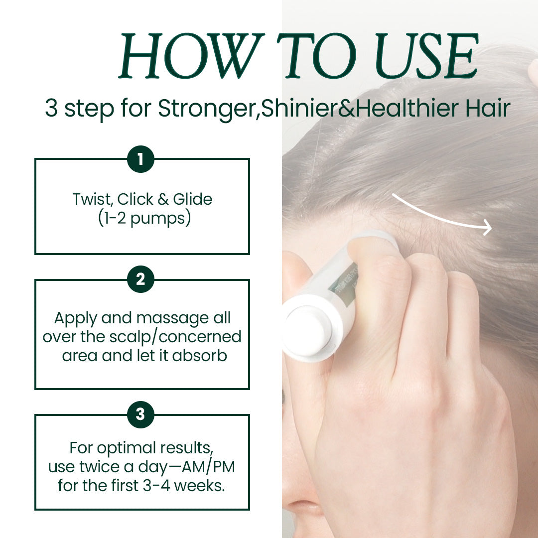 Vivelab Scalp & Hair Serum for Thinning Hair (15ml) – Clinically Tested, Nourishing Formula with Biotin & Peptides for a Healthy Scalp & Fuller-Looking Hair - ViveLab