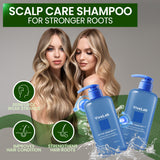 Biotin & Peptide Solution Shampoo for Scalp Care – Strengthens Hair, Reduces Thinning & Nourishes Roots | Sulfate-Free & Suitable for All Hair Types (17 oz) - ViveLab