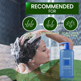 Biotin & Peptide Solution Shampoo for Scalp Care – Strengthens Hair, Reduces Thinning & Nourishes Roots | Sulfate-Free & Suitable for All Hair Types (17 oz) - ViveLab