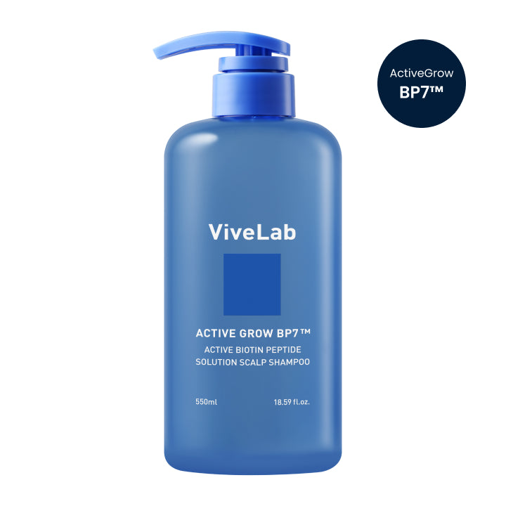 Biotin & Peptide Solution Shampoo for Scalp Care – Strengthens Hair, Reduces Thinning & Nourishes Roots | Sulfate-Free & Suitable for All Hair Types (17 oz) - ViveLab