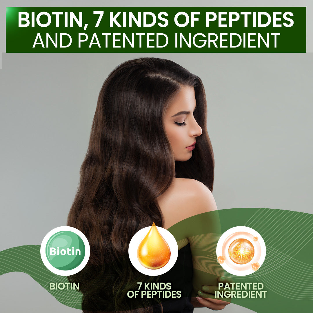 Biotin & Peptide Solution Shampoo for Scalp Care – Strengthens Hair, Reduces Thinning & Nourishes Roots | Sulfate-Free & Suitable for All Hair Types (17 oz) - ViveLab