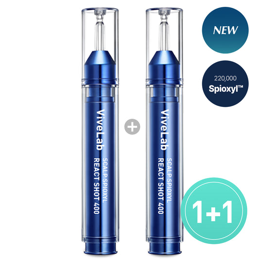 [1+1] ViveLab Spioxyl™ Scalp Serum 400 – 220K Micro-Spicules for Thicker, Fuller Hair | Korea’s Best-Selling Dermatologist-Recommended K-Beauty Scalp Serum (0.5 fl oz)