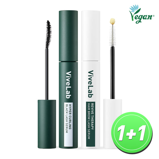 ViveLab All Day Lash Care Set – Hyper Curling Black Day Serum + Revive Therapy Night Serum
