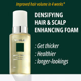 Hair & Scalp Enhancing Foam – Volumizing & Strengthening Treatment for Thicker, Healthier Hair | Lightweight Foam for Hair & Scalp Care 3.4 oz