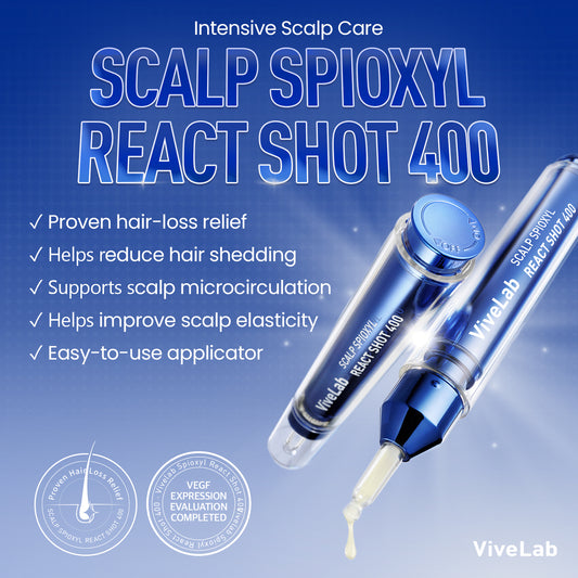 ViveLab Spioxyl™ Scalp Serum 400 – 220K Micro-Spicules for Thicker, Fuller Hair | Korea’s Best-Selling Dermatologist-Recommended K-Beauty Scalp Serum (0.5 fl oz)