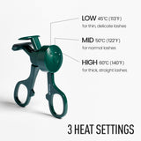 ViveLab Hyper Curling Heated Lash Curler – Precise Root Lift with 3-Level Temperature Control (45°C / 50°C / 60°C)